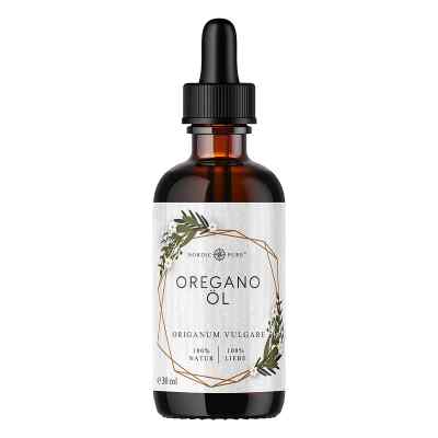 Nordic Pure Huile d'origan avec 80% de carvacrol végan (30 ml)