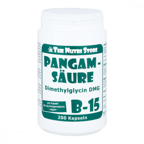 Hirundo Products Pangamsäure B15 50 mg vegetarische Kapseln (200 Kapseln)