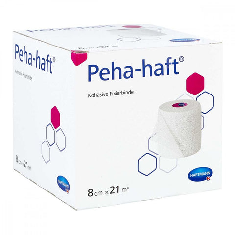 Peha-haft Latexfreie Fixierbinde 8 cm x 21 m