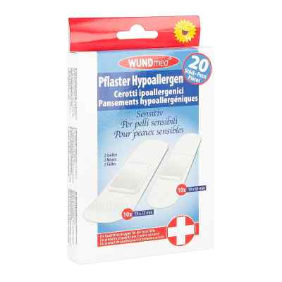 Axisis Pansements hypoallergéniques sensibles transparents 2 tailles (20 pièces)