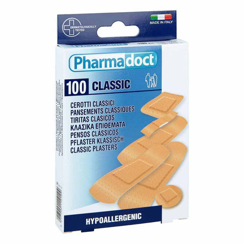 Pharmadoct Classic Plasters 6 sizes (100 pieces)