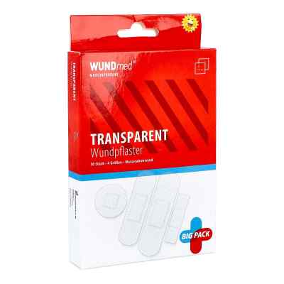 WUNDmed pansements transparents imperméables 4 tailles (50 pièces)