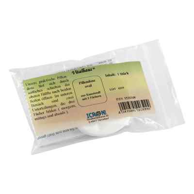 Vitalhaus Pilulier ovale en plastique à 3 compartiments (1 pièce)