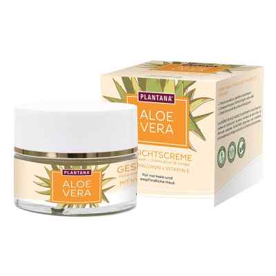 PLANTANA Aloe Vera crème visage avec Hyaluron + Vitamine E (50 ml)