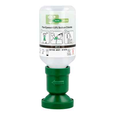 Plum NaCl Augenspüllösung mit Augenbadewanne (200 ml)