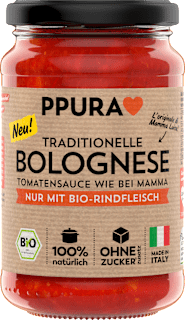 PPURA Sauce tomate bolognaise au bœuf (340 g)