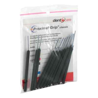 Proximal Grip brosse interdentaire extra-fine noire (12 pièces)