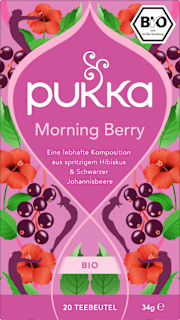 Pukka Tisane aux herbes 'Morning Berry' à l'hibiscus et au cassis (20 sachets), 34 g