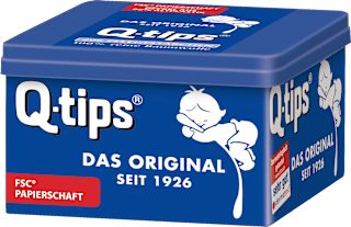 Q-tips Wattestäbchen Originalverpackung (206 Stück)