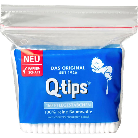 Q-tips Wattestäbchen Nachfüllpack (160 Stück)