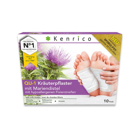 Kenrico QU-1 cataplasme aux plantes au chardon-Marie (10 pièces)