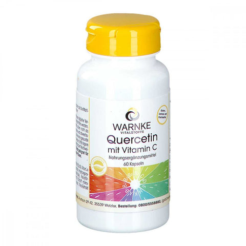 Warnke Vitalstoffe Quercetin mit Vitamin C Kapseln (60 Kapseln)