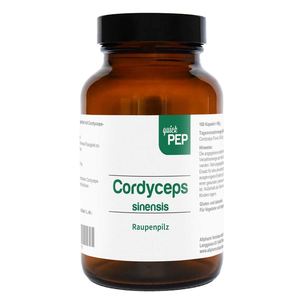 ALLPHARM Quickpep Cordyceps gélules (160 pièces)
