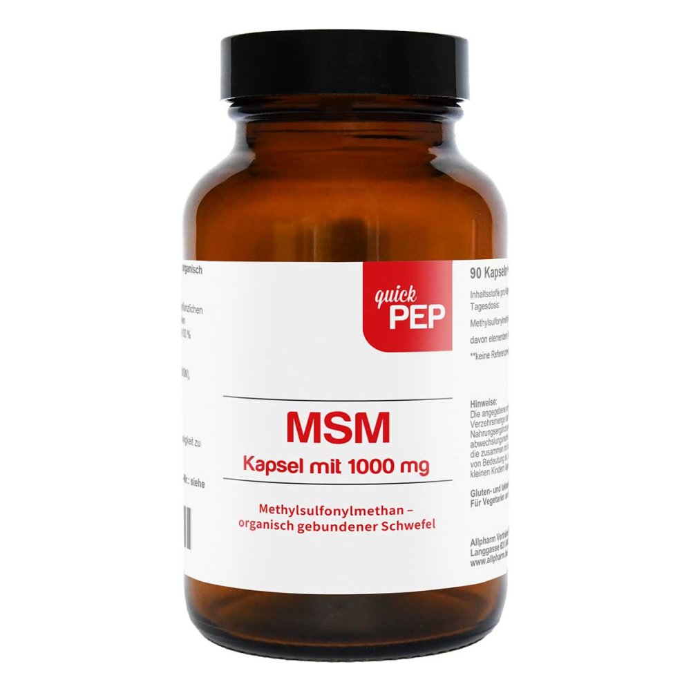 ALLPHARM Quickpep MSM 1.000 gélules (90 pièces)