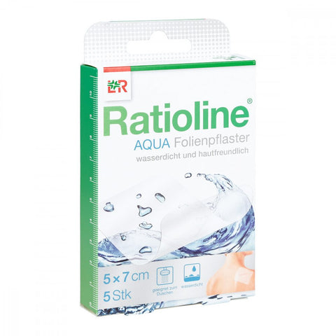 Ratioline aqua shower plaster 5x7 cm (5 pieces)