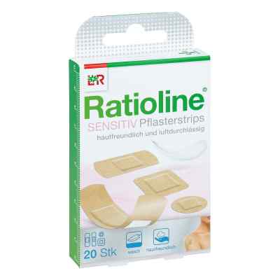 Ratioline pansements adhésifs sensibles en 4 tailles (20 pièces)