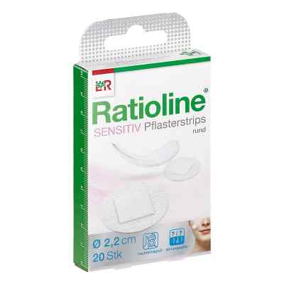 Ratioline sensible pansements adhésifs ronds (20 pièces)