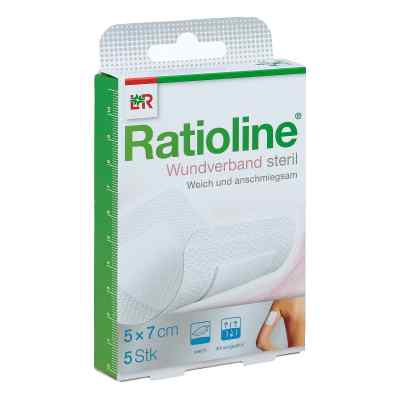 Ratioline pansement stérile 7x5 cm (5 pièces)
