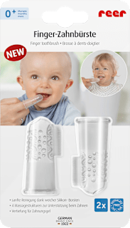 Reer Brosse à dents à doigt (2 pièces)