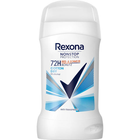 Rexona Antitranspirant Deo-Stick Nonstop Protection Cotton Dry (50 ml)