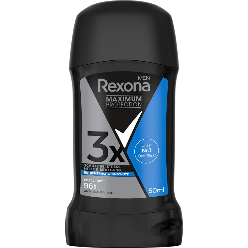 Rexona men Antitranspirant stick déodorant Maximum Protection Cobalt Dry (50 ml)