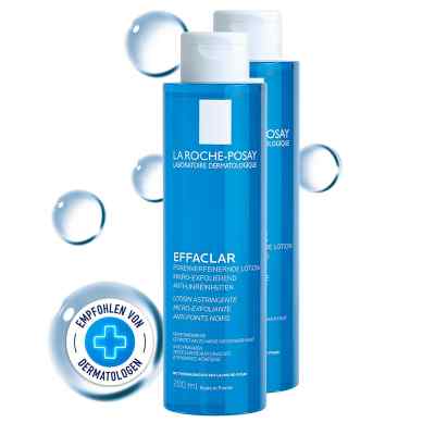 La Roche Posay Effaclar Lotion resserrant les pores (2x200 ml)