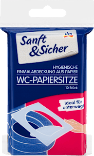 Sanft&Sicher couvre-sièges de toilette jetables (10 pièces)