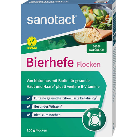 sanotact brewer's yeast flakes (100 g)