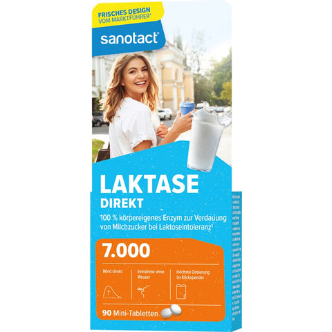 sanotact Lactase 7000 Direct Mini tablets (90 pieces, 7.1 g)