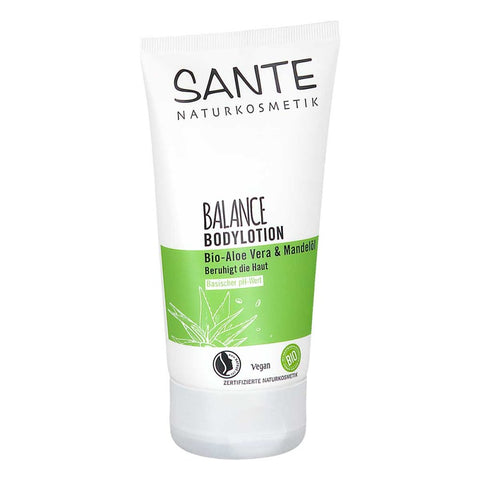 Sante Balance lotion pour le corps Aloe vera bio & huile d'amande (150 ml)