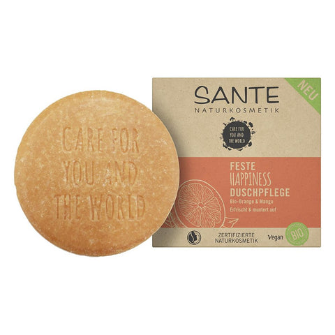 Sante Happiness feste Bio-Dusche Orange & Mango (80 g)