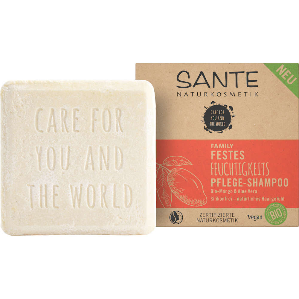 Santé Shampoo solide hydratation Bio-Mangue & Aloe Vera (60 g)
