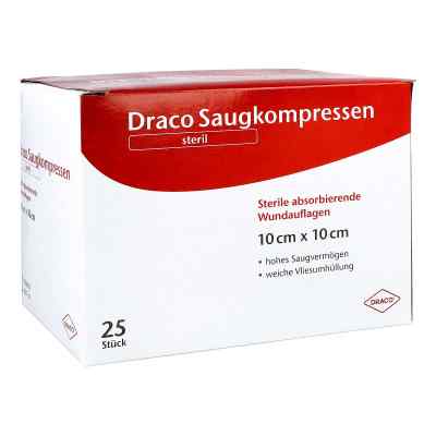 Draco compresses stériles 10x10 cm (25 pièces)