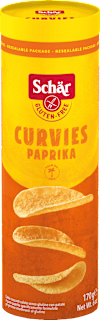 Schär Curvies Paprika chips sans gluten (170 g)