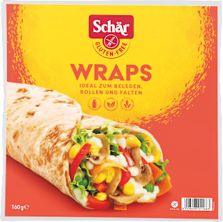 Schär Wraps (2 pièces), sans gluten, 160 g