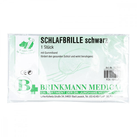 Brinkmann Schlafmaske schwarz (1 Stück)