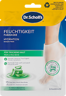 Scholl chaussettes masque pour pieds à l'aloe vera (1 paire), 2 pièces