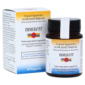 Immerfit Huile de cumin noir gélules (50 pièces)