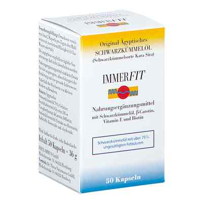 Immerfit Schwarzkümmelöl-Kapseln (50 Stück)