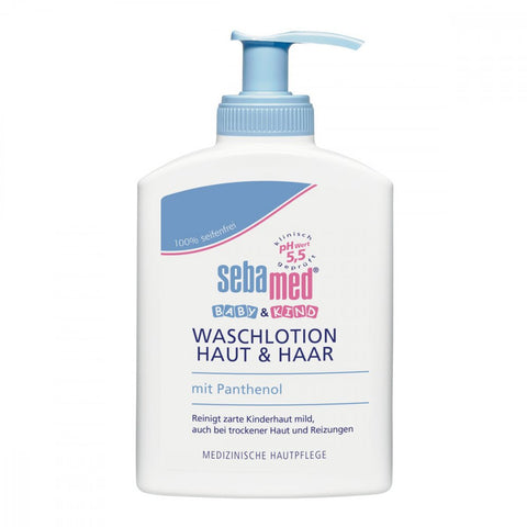 Sebamed Baby & Kind Wasch-Lotion, für Haut und Haar (200 ml)