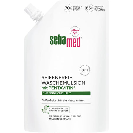 sebamed émulsion lavante liquide sans savon, recharge (400 ml)