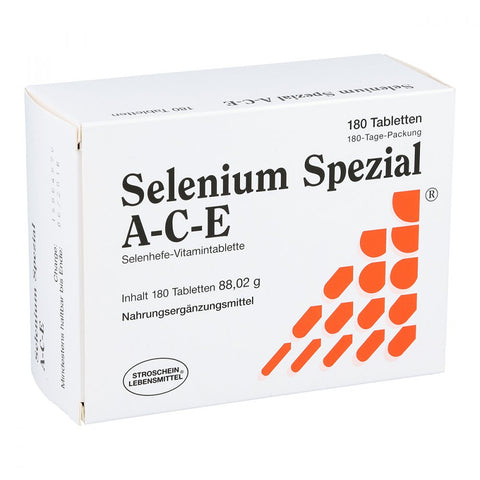 Stroschein Gesundkost Ammersbek Selen Spezial Ace Tabletten (180 Tabletten)