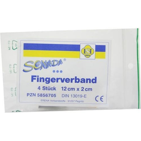 Senada bandage pour doigt 2x12 cm (4 pièces)