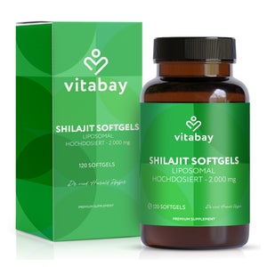 Shilajit gélules 2000 mg hautement dosées et liposomales (120 gélules)