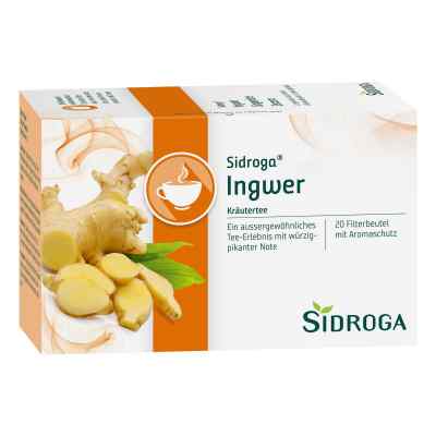 Sidroga sachets filtrants de thé au gingembre (20x0.75 g)