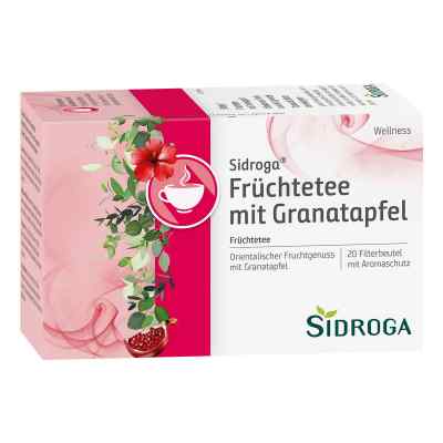 Sidroga Wellness thé aux fruits à la grenade en sachets filtrants (20x2.0 g)