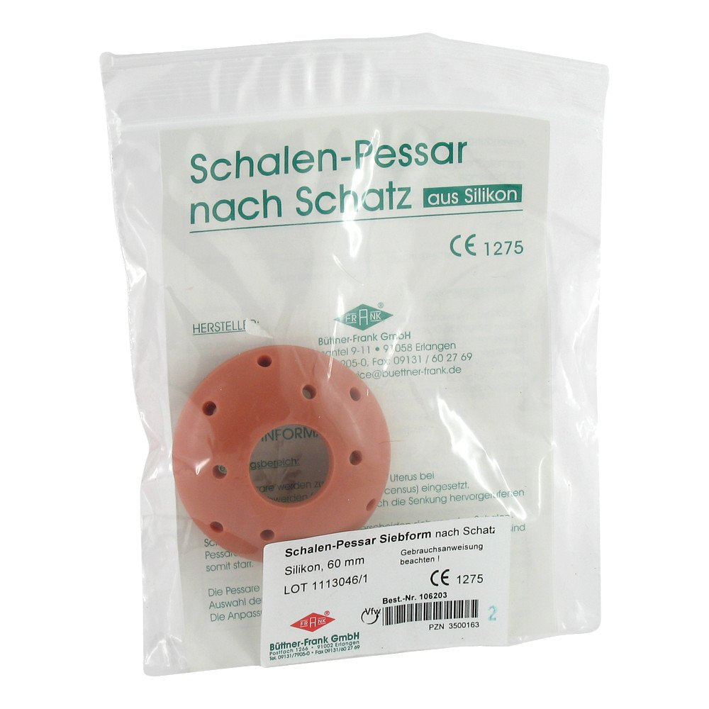 Büttner-Frank GmbH Pessaire à drainage en silicone 60 mm selon Schatz (1 pièce)