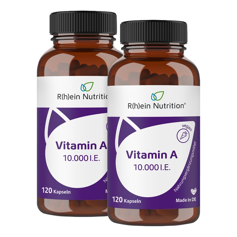 R(h)ein Nutrition Pack économique Vitamine A 10 000 UI (2x120 gélules)