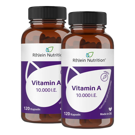 R(h)ein Nutrition Pack économique Vitamine A 10 000 UI (2x120 gélules)