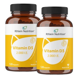 R(h)ein Nutrition Vitamin D3 2.000 IE (2x120 Kapseln)